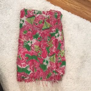 Lilly Pulitzer Pink Scarf (originally 120$)